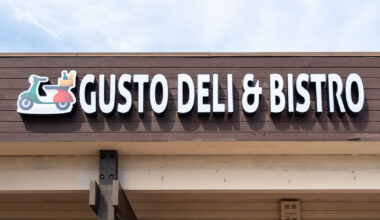Fresh sandwiches and Italian products abound at Gusto Deli & Bistro in PB