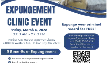 Expungement Clinic Happening March 6 -