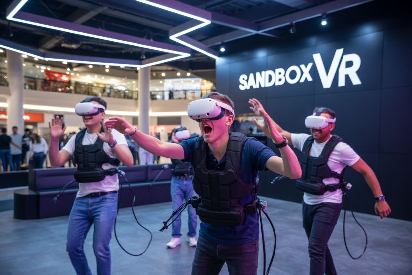 Experience the future of group entertainment at sandbox vr fresno with cutting-edge virtual reality adventures for everyone