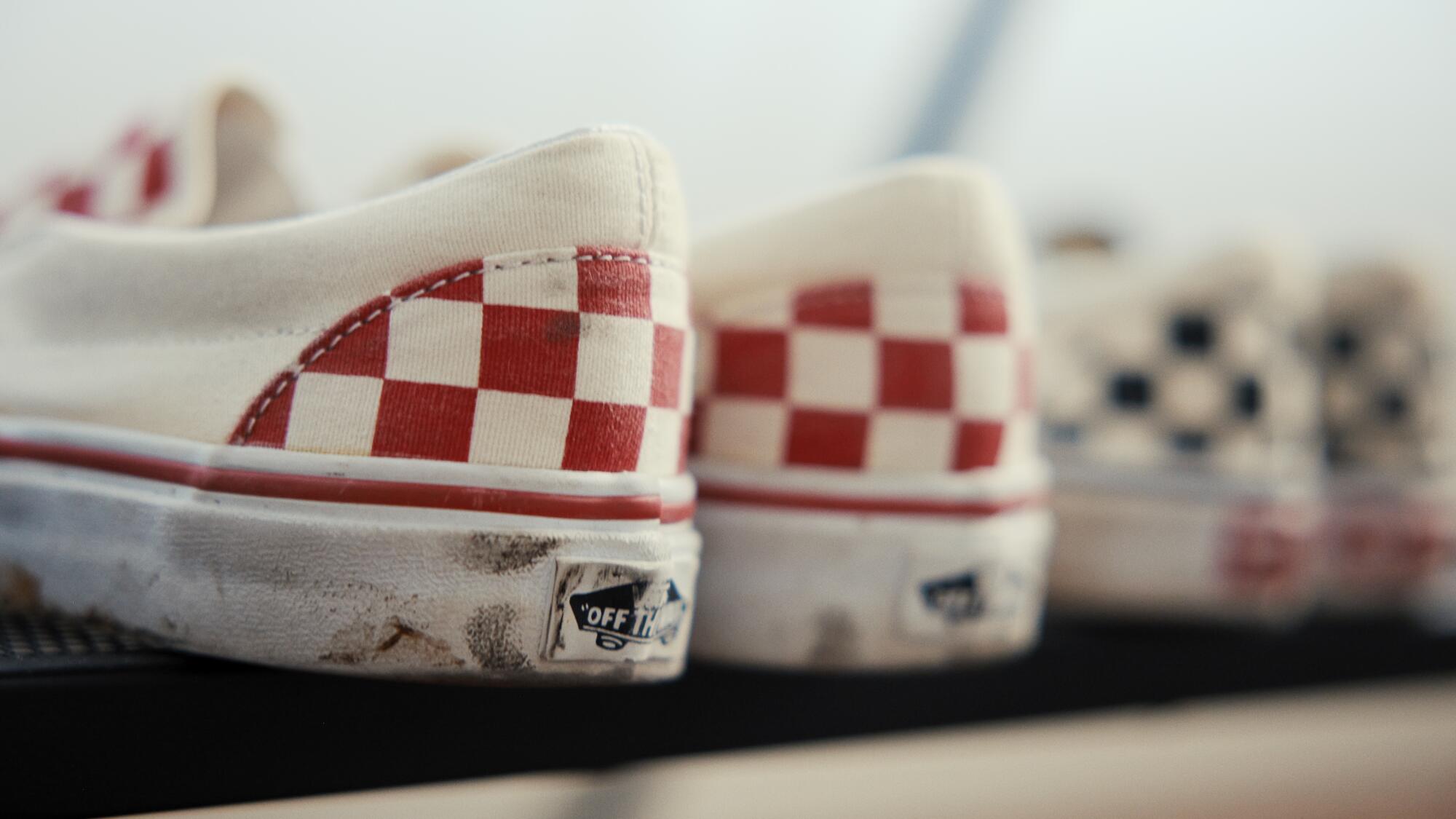 A child's shoes in "All the Empty Rooms."