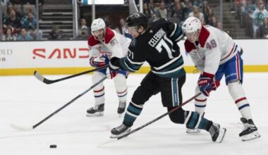 Kiefer Sherwood nets game winner to push Sharks past Canadiens