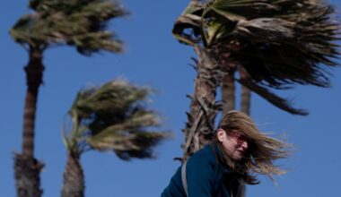 Rare back-to-back Santa Ana wind events target Southern California