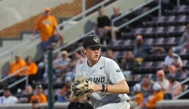 Revere, Konopiots Homer in 11-2 Setback at No. 19 Tennessee