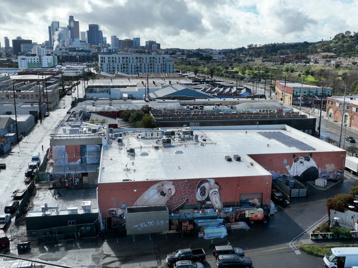 Exterior view of the new music venue Pacific Electric.