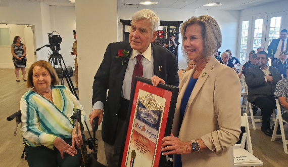 Hahn Names Vet’s Center after Dominguez -