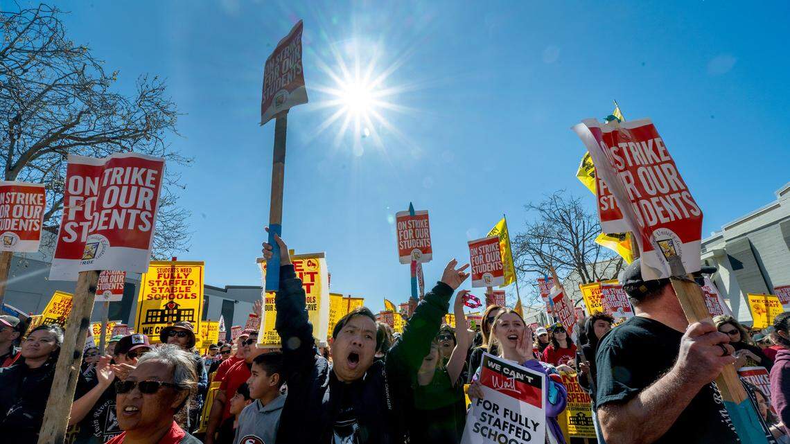 Sacramento-area Twin Rivers strike over pay and healthcare