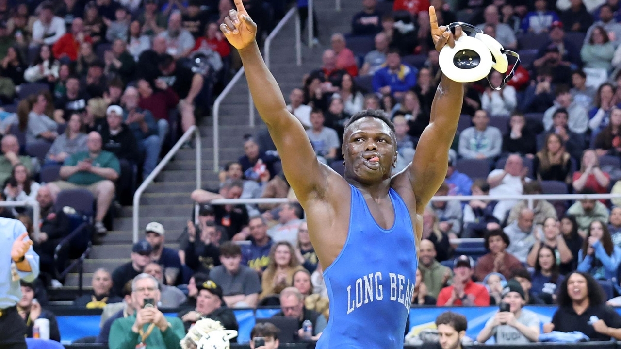 Long Beach wrestler Dunia Sibomana-Rodriguez caps sensational high school career with third state title