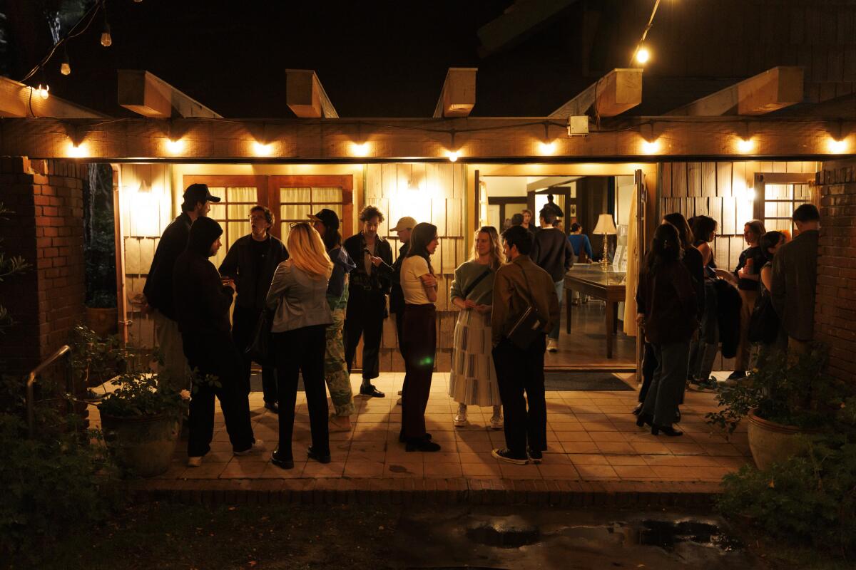 People at a theater show.