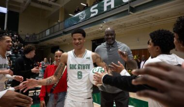 Shaq attends Sac State basketball game as Hornets GM