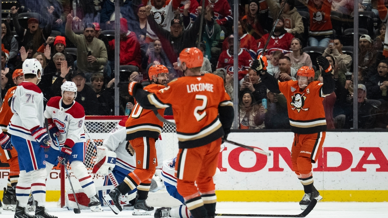 Kreider scores tying goal, Killorn ends shootout in Ducks' 6-5 comeback win over Canadiens