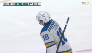 Robert Thomas with a Goal vs. San Jose Sharks
