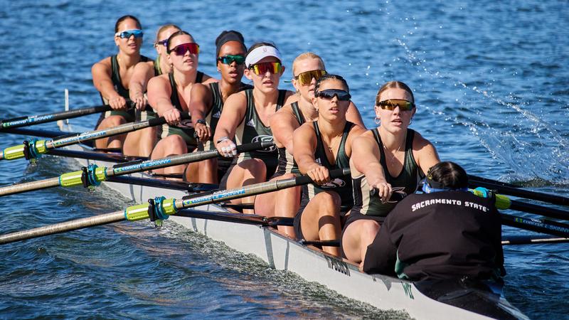 VARSITY EIGHT TAKES HOME FIRST PLACE IN SEASON-OPENING SACRAMENTO STATE INVITE