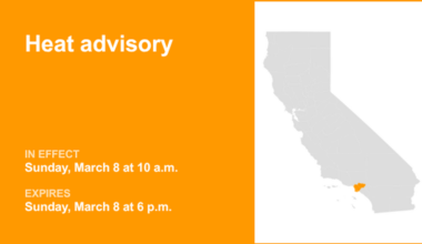 UPDATE: Heat advisory in place for Los Angeles and Palos Verdes Hills for Sunday