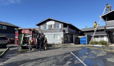 Rancho Cordova apartment complex fire affects four units