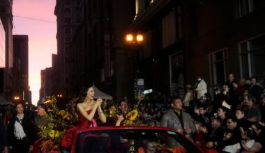 Olympian Eileen Gu heads up annual Chinese New Year parade in her native San Francisco