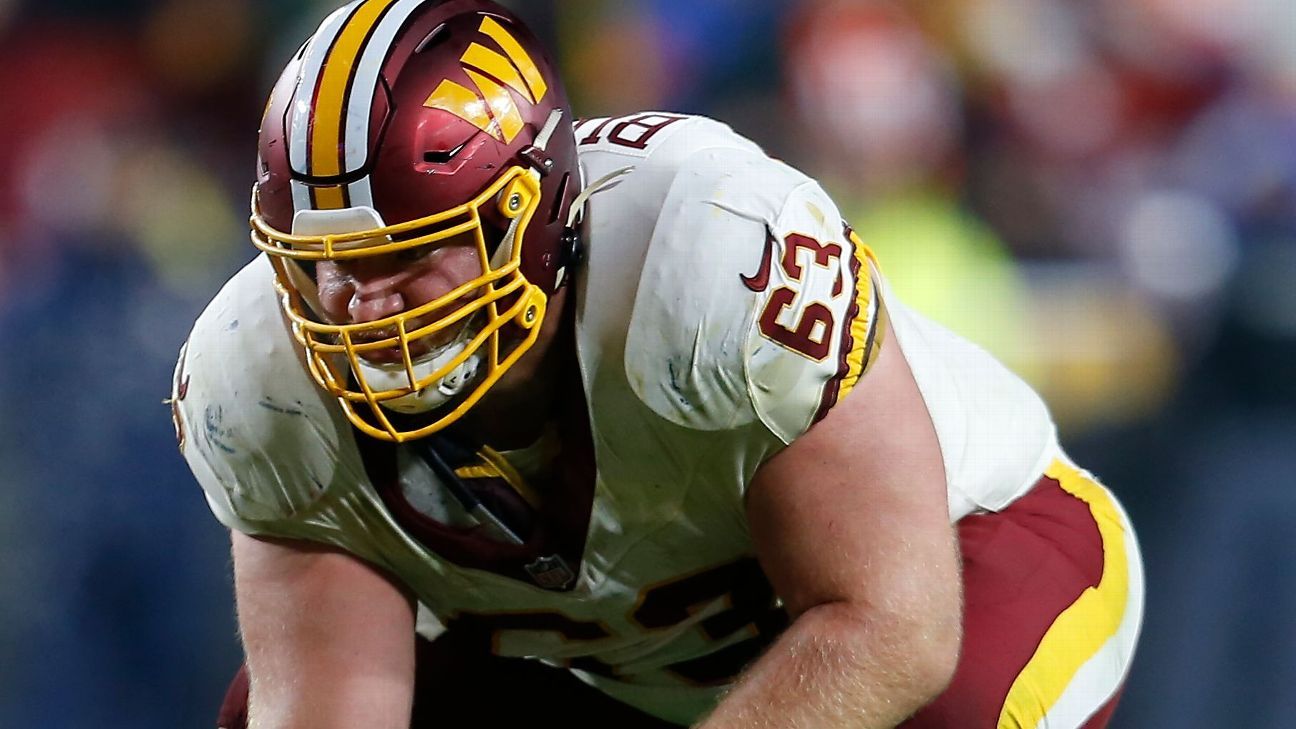 Chargers reach deal with C Tyler Biadasz