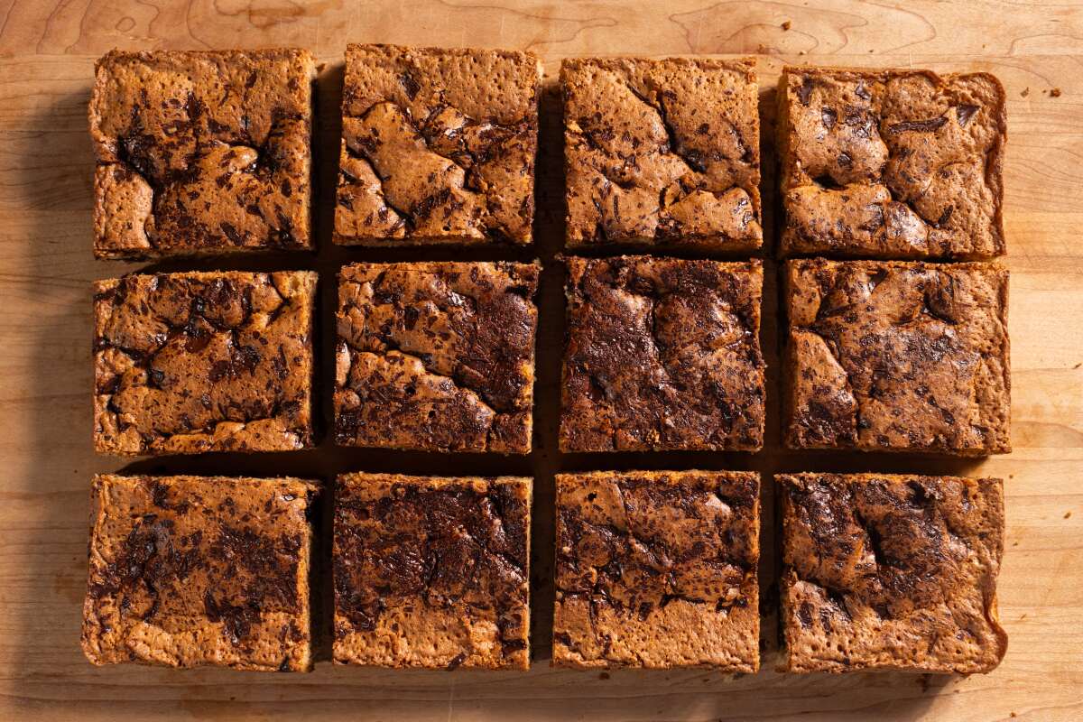 London Fog Brownies from Nicole Rucker's Fat + Flour.