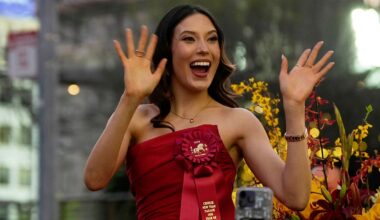 Eileen Gu grand marshals Chinese New Year parade