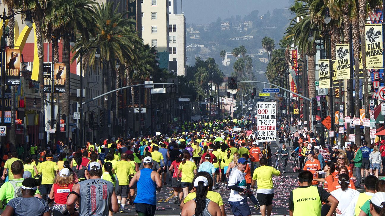 American Nathan Martin wins closest Los Angeles Marathon finish