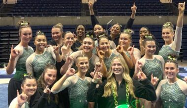GYMNASTICS TAKES DOWN UC DAVIS TO RECLAIM SERIES LEAD