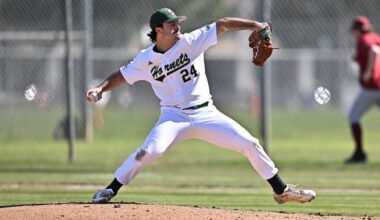 BASEBALL WINS SERIES AT #2 LSU BEHIND TIMOTHY’S GEM