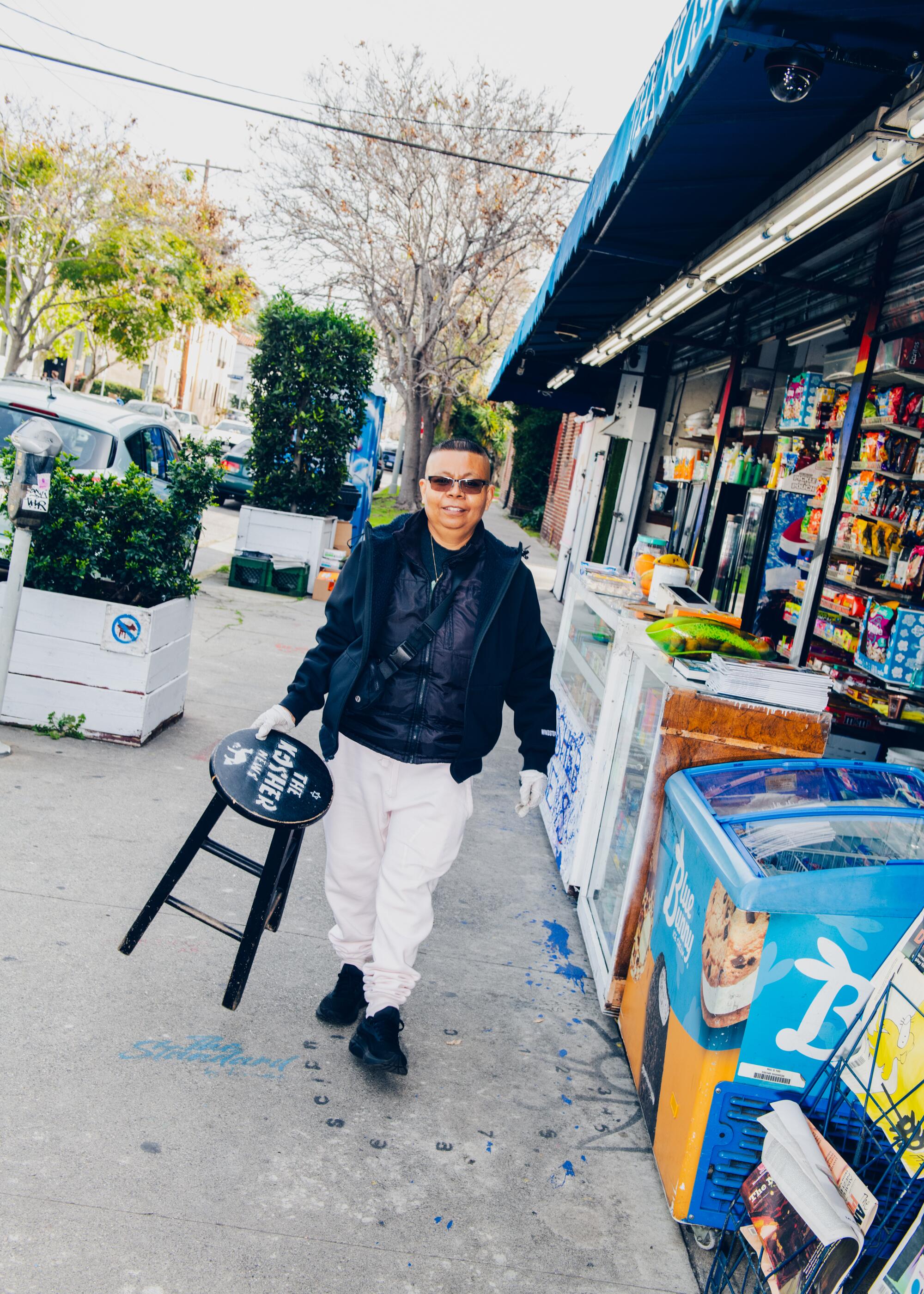 Kosher News employee Tito Estrada.