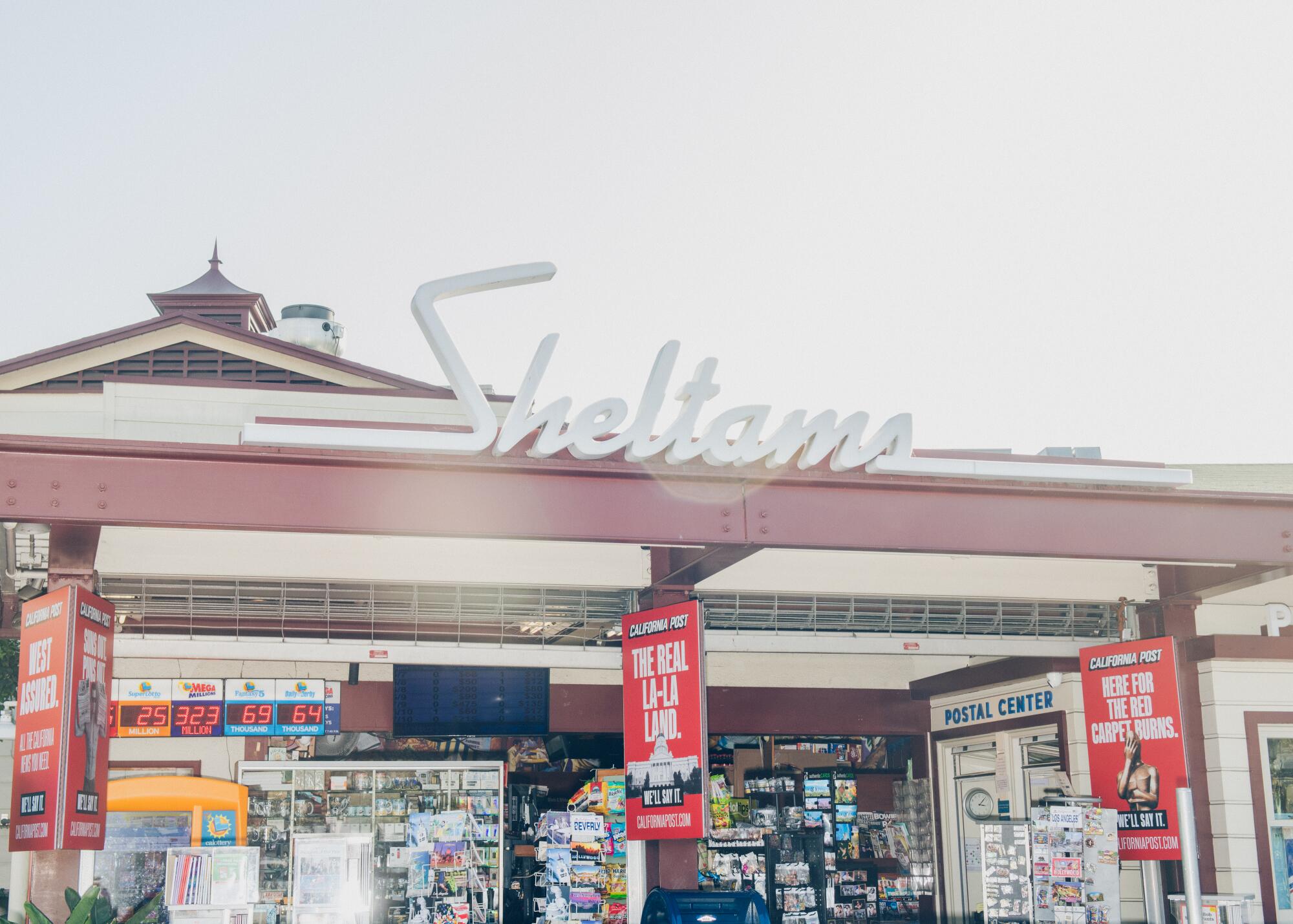 Sheltams Newsstand.