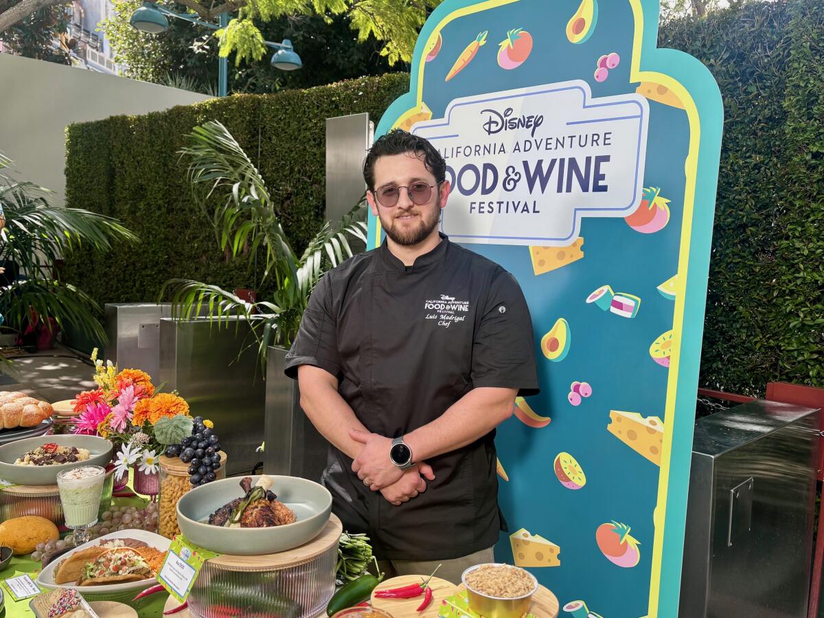 Disney California Adventure chef, Luis Madrigal presents this year's Disney Food & Wine offerings.