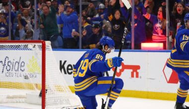 Jack Quinn scores 3 and Buffalo Sabres beat San Jose Sharks 6-3 for 8th straight win