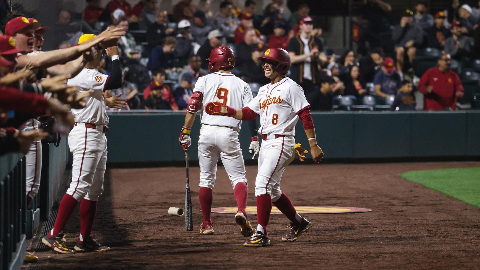 Andrew Lamb batting at the plate against Long Beach State.