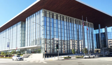 The Governor George Deukmejian Courthouse in Downtown Long Beach.