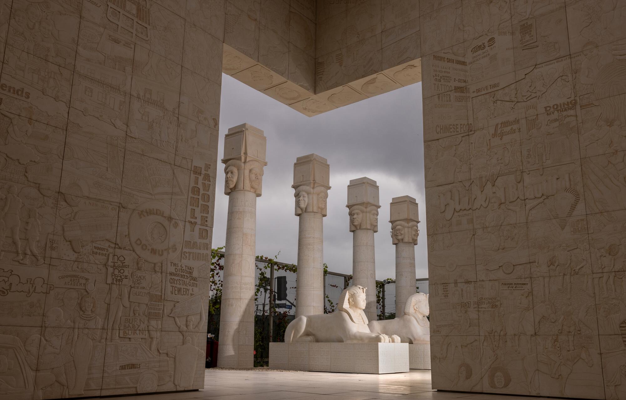 A public sculpture park.