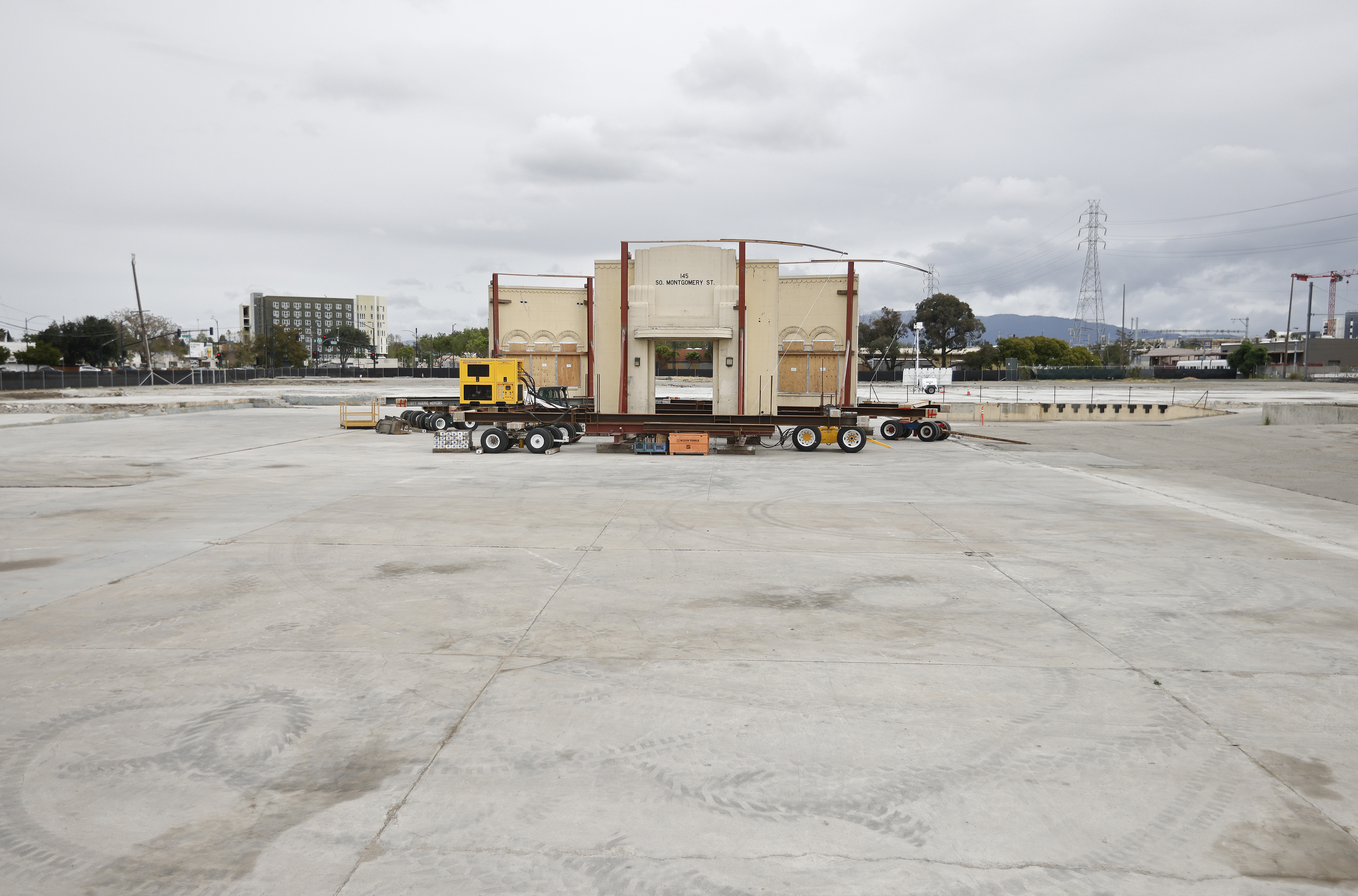 The site of the former Sunlite Bakery Bread Depot building...