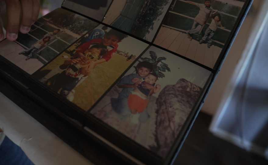 Family albums show the Olivo brothers, Bryan and Beckham, growing up in San Diego. Bryan, a DACA recipient, was arrested by ICE agents on Feb. 2 in Del Mar.