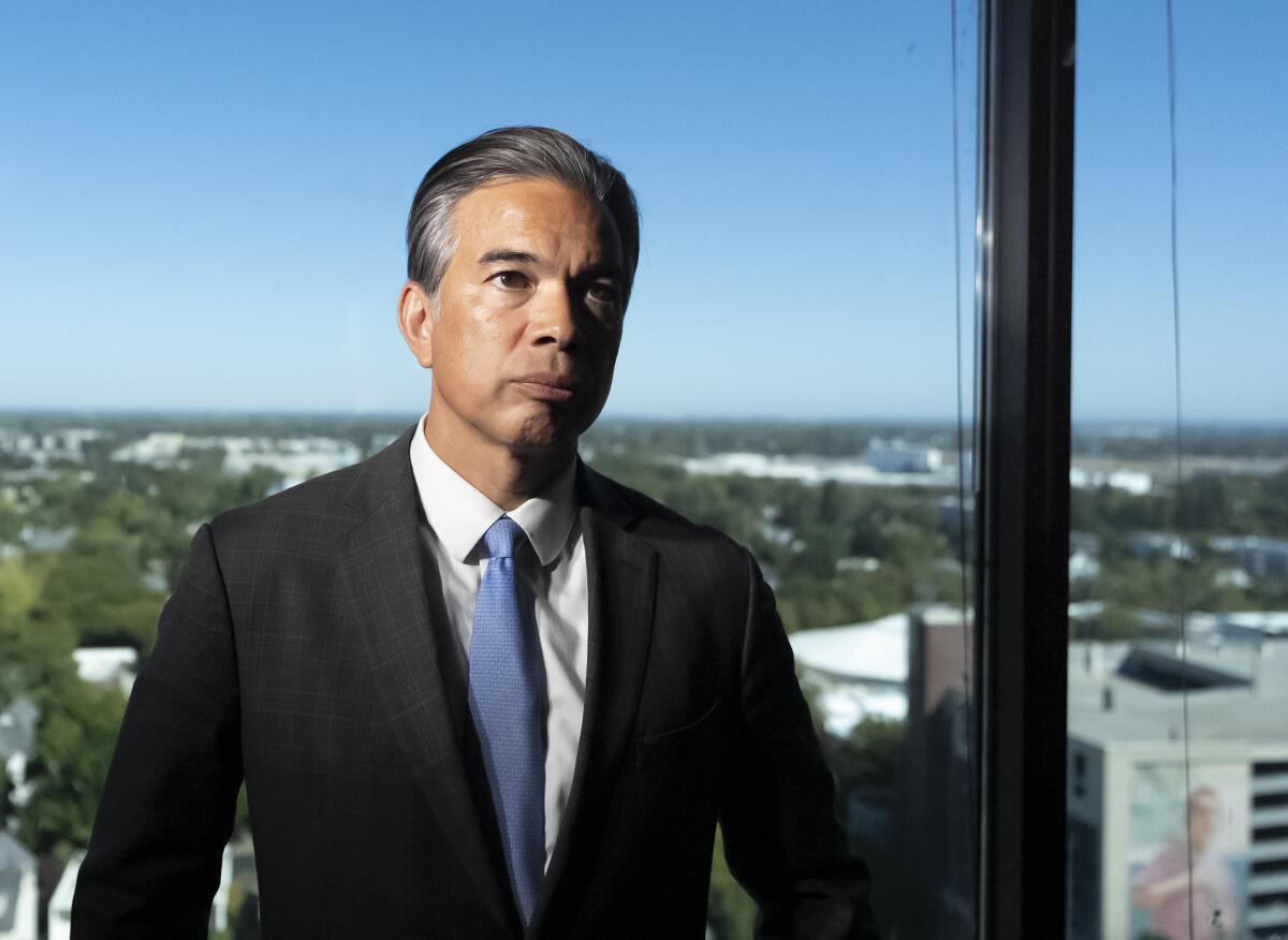 California Attorney General Rob Bonta. (Paul Kuroda / For The Times)