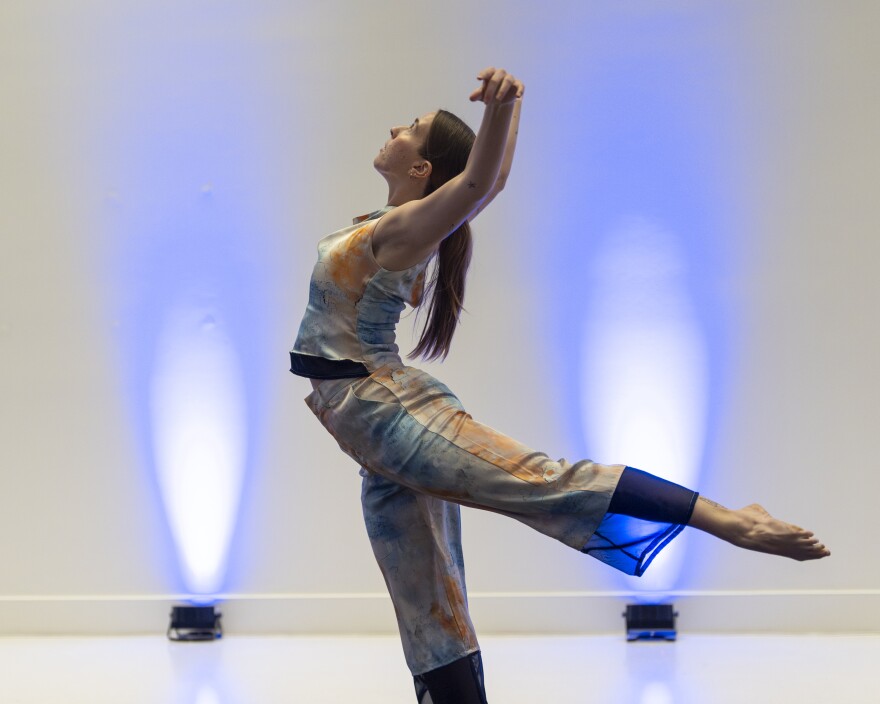 A dancer from San Diego Dance Theater is shown in an undated photo.