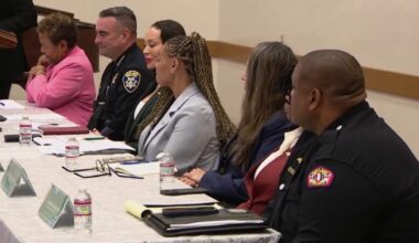 Godmother of slain 8th-grade teacher speaks at Oakland town hall on public safety