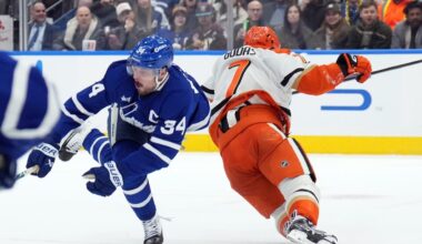Radko Gudas faces up to a 5-game suspension for kneeing and injuring Auston Matthews