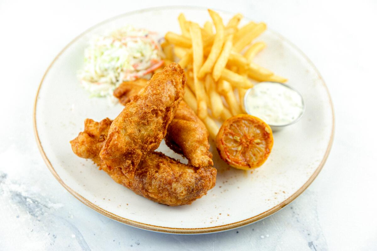 Bluewater Grill will serve fish & chips for St. Paddy's Day.