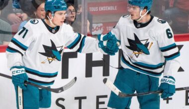 Macklin Celebrini, San Jose Sharks hold on to beat Montreal Canadiens