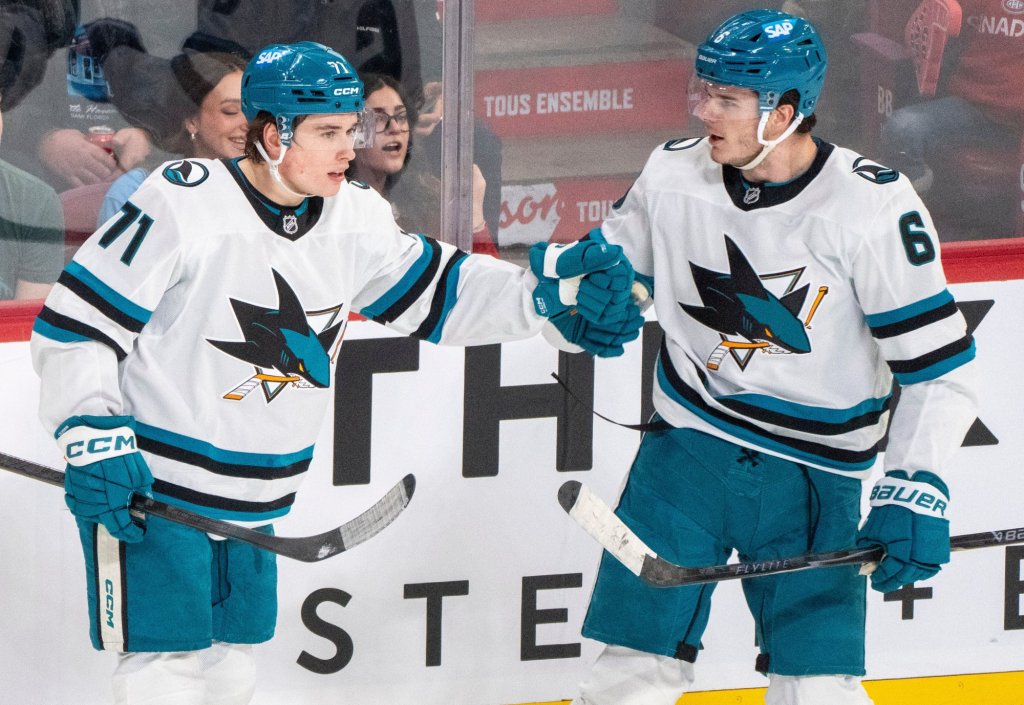 Macklin Celebrini, San Jose Sharks hold on to beat Montreal Canadiens