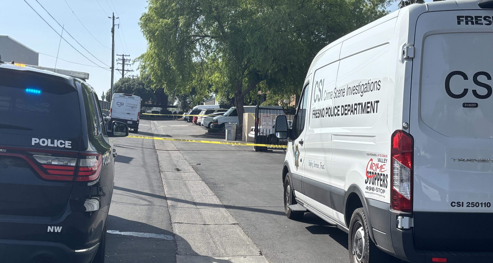 Fresno police respond to overnight apartment complex shooting