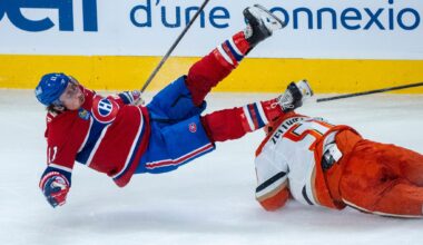 Cutter Gauthier breaks late tie in the Ducks' 4-3 victory over the Canadiens