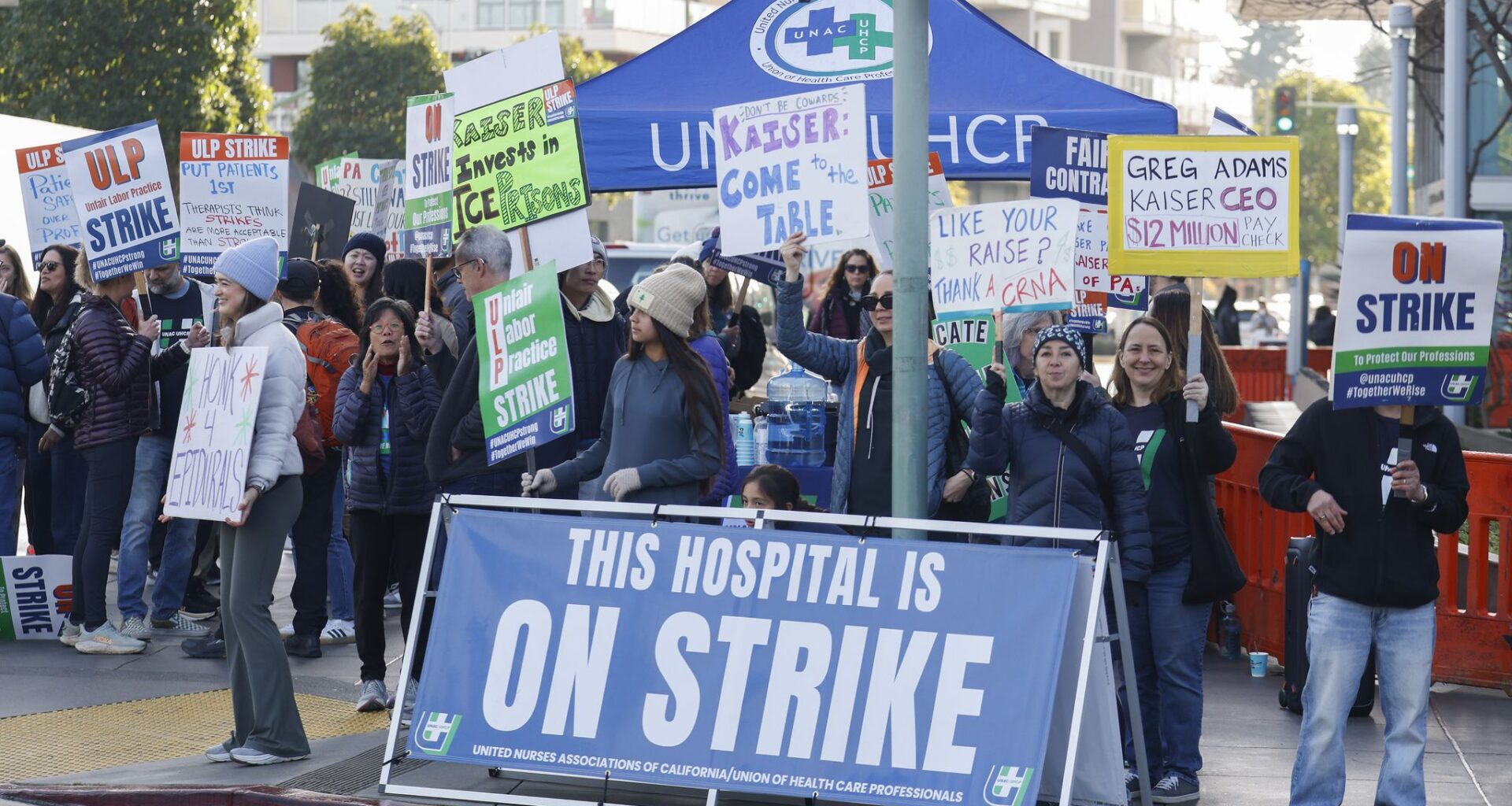 Kaiser nurses join Northern California strike over AI