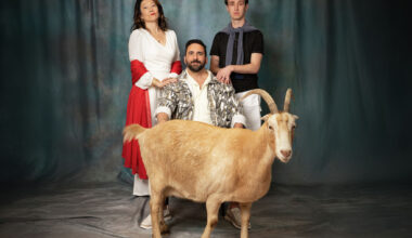 Erin Mei-Ling Stuart, from left, Will Giammona and Joel Ochoa in Shotgun Players’ “The Goat or, Who is Sylvia?”