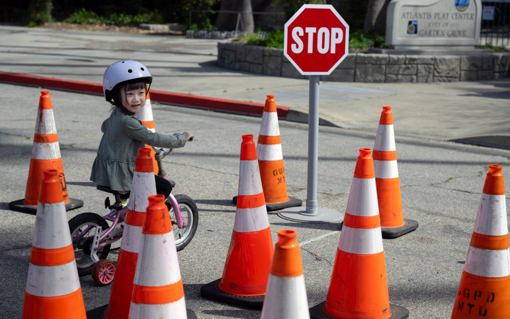 Garden Grove officers teach young riders bike safety – Orange County Register