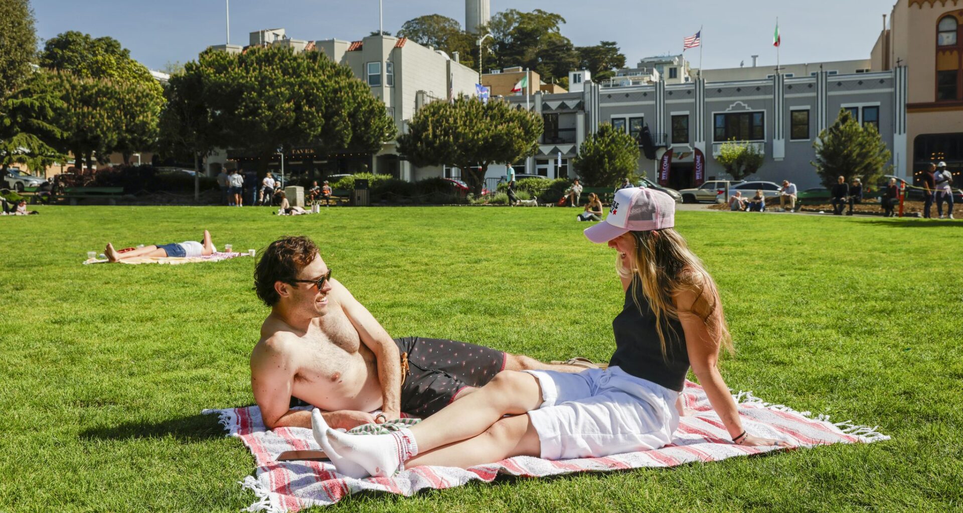 SF park a hot ticket as crowd scrambles for a place in the sun