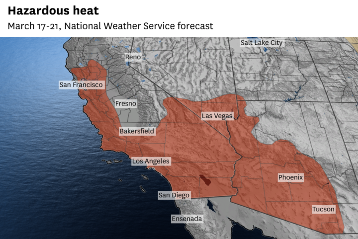 SF Bay Area heat wave will be ‘marathon,’ weather service says