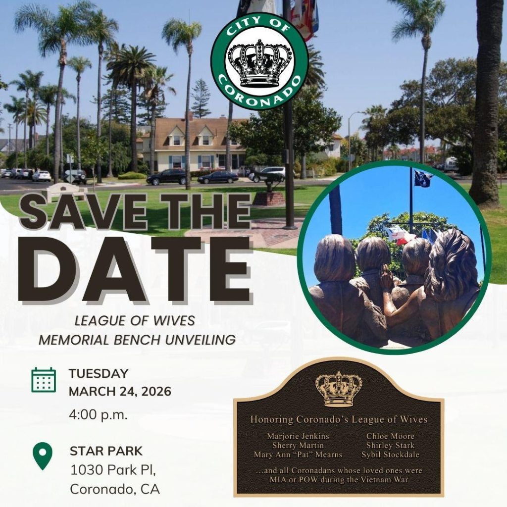 League of Wives Memorial Bench unveiling