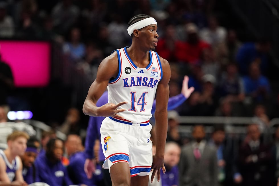 Melvin  Council and the Kansas Jayhawks take off from Topeka on Wednesday afternoon as they...